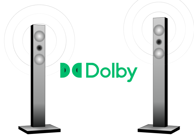 صوت سينمائي بتقنية
Dolby 5.1